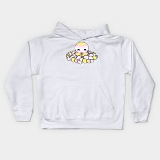 Pangender Pride Fidget Octopus Kids Hoodie